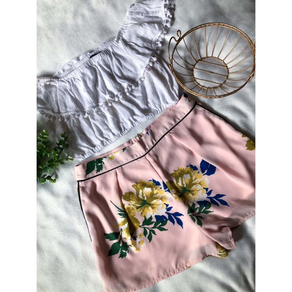 F21 Floral Shorts